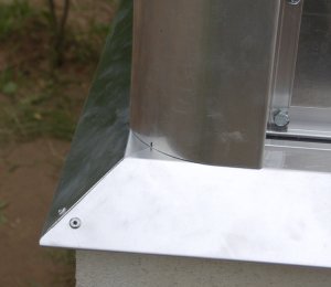 Eckverbindung Traufbleche